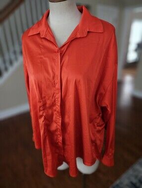 Good Times USA Satin Blouse Small